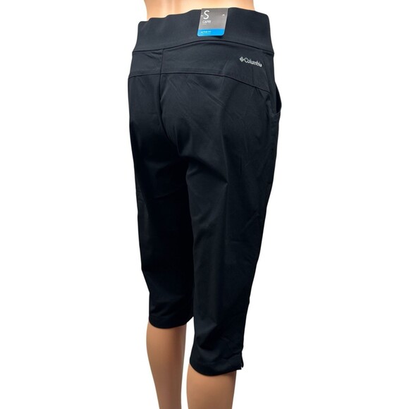 Columbia Womens Size Small Black Capri UPF 50 Active Fit Anytime Casual Pant New - Picture 4 of 12